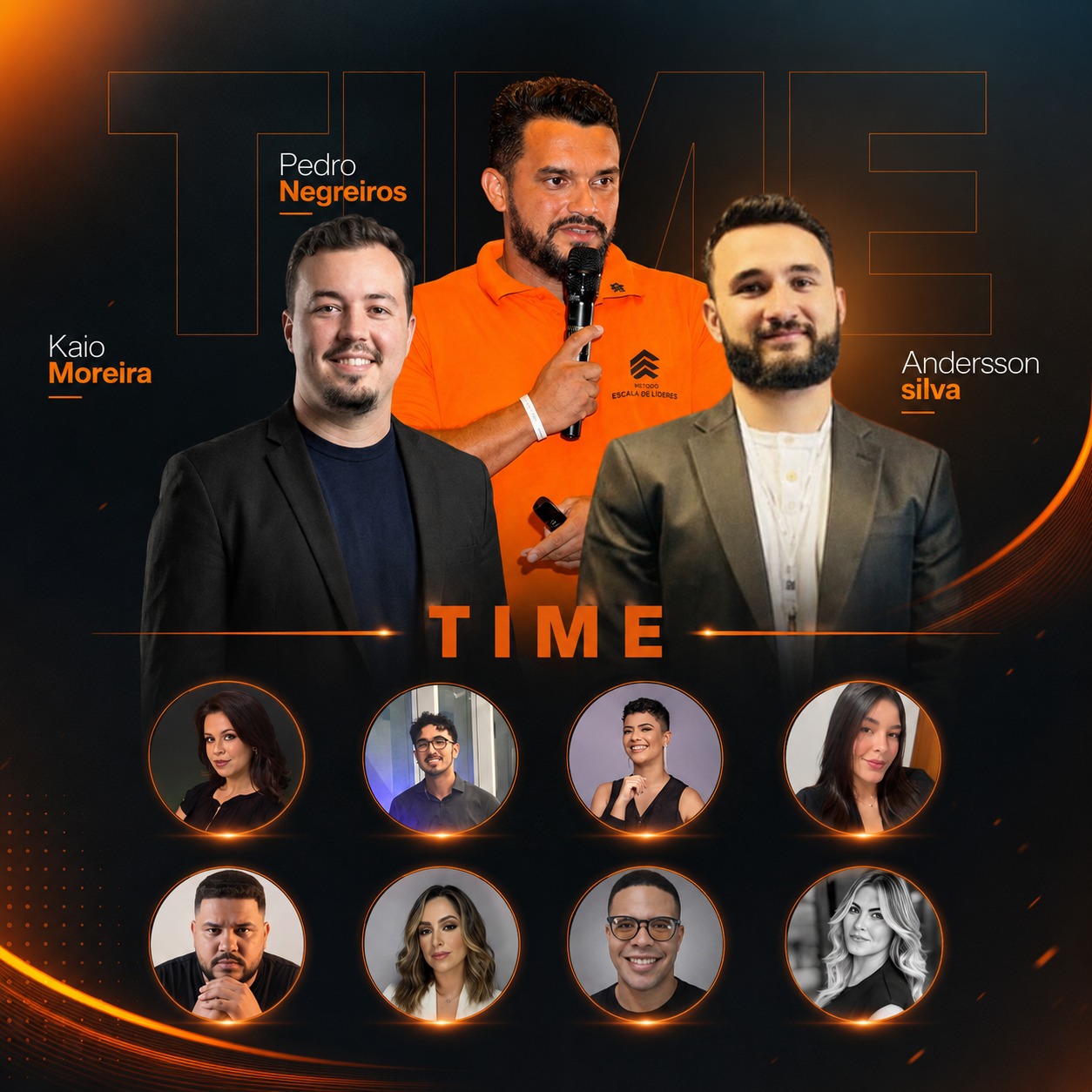 Time da Escala Food: Pedro Negreiros, Kaio Moreira, Andersson Silva e demais especialistas